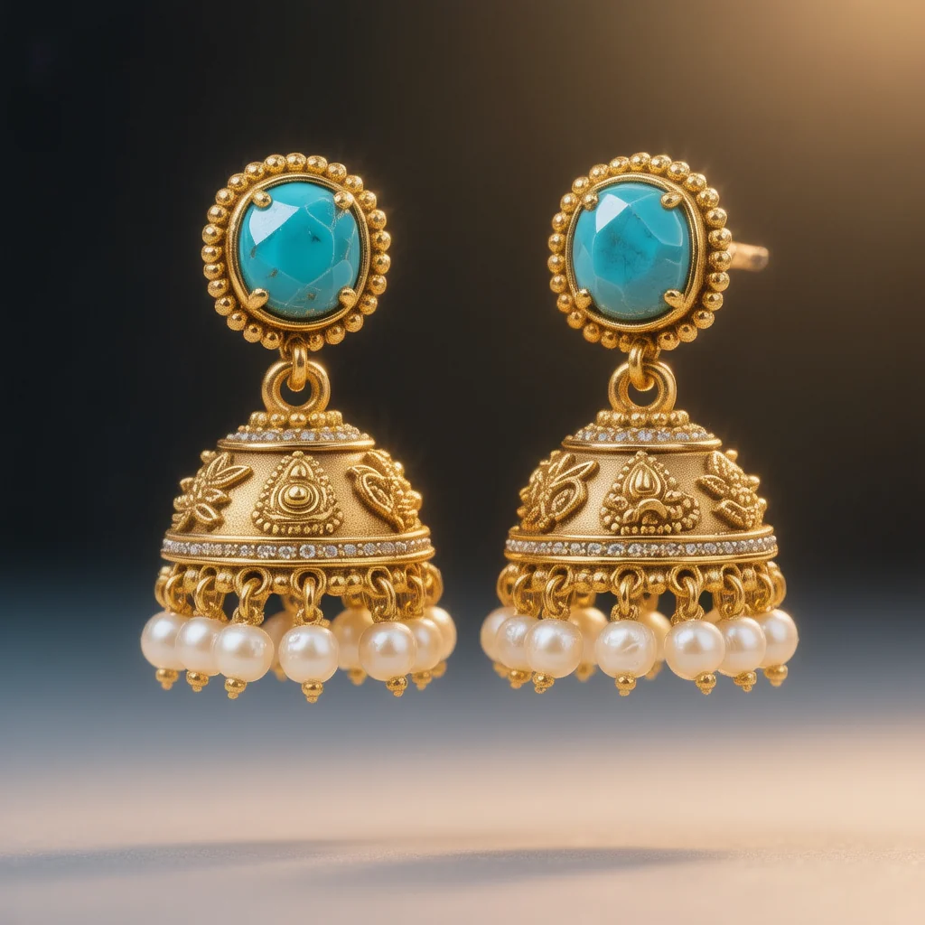 Heritage Minimal Turquoise Pearl